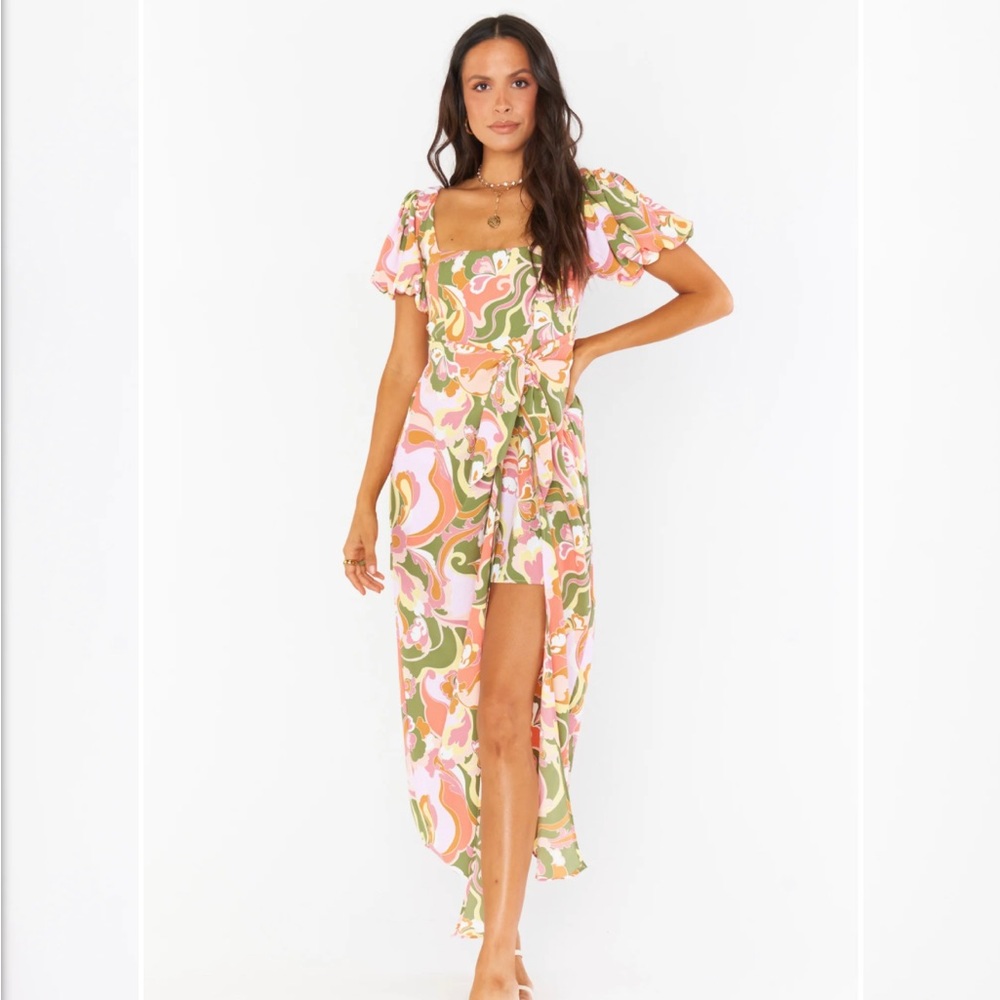 Show Me Your Mumu Danielle Dress in Retro Blooms